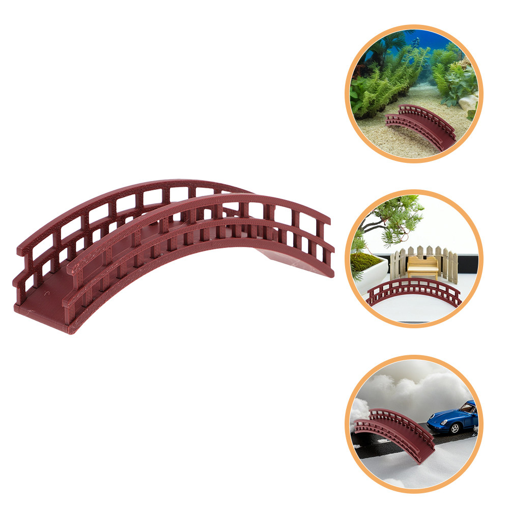Bonsai Garden Landscape Design - Jembatan Lengkung Mini dengan Desain Ringan