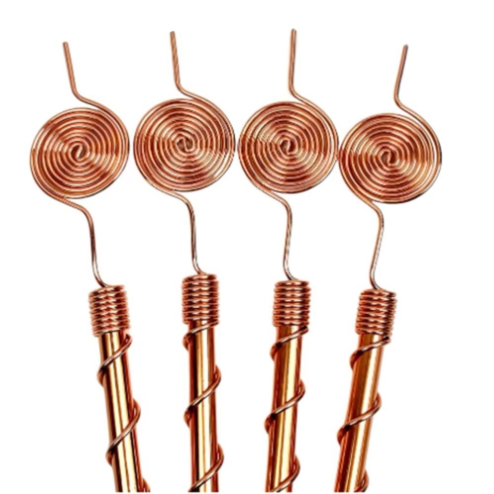 Copper Wire Roll - Tiang Penyangga Tanaman Elektrokultur Spiral Baru,