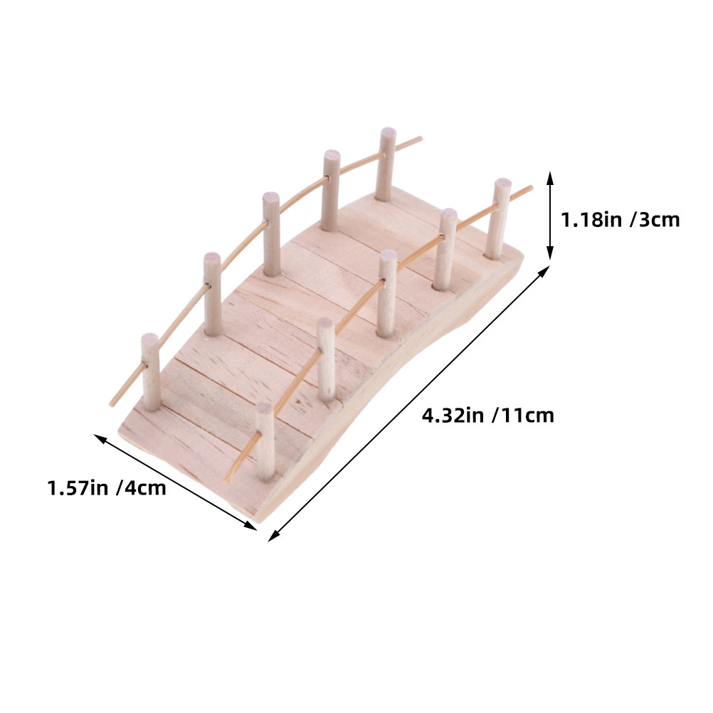 2 Buah Jembatan Lengkung Minia - Bonsai Garden Landscape Design ulasan dan harga