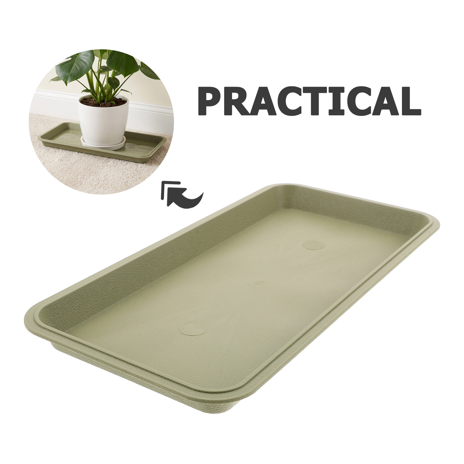 29,5x14,5 cm, Nampan Tanaman P - Drip Tray Saucer ulasan dan harga