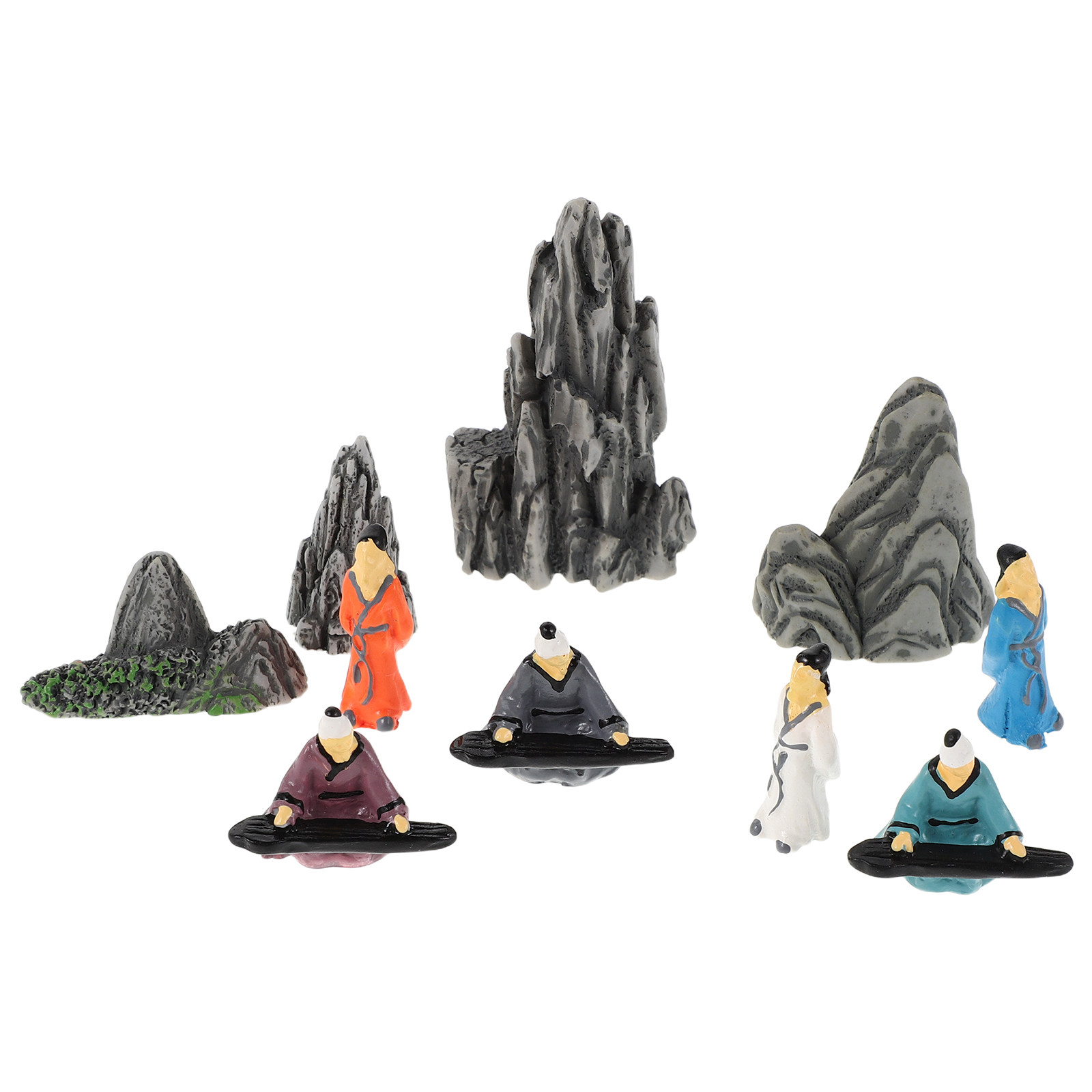 10 Buah Miniatur Patung Seni T - Bonsai Garden Landscape Design ulasan dan harga