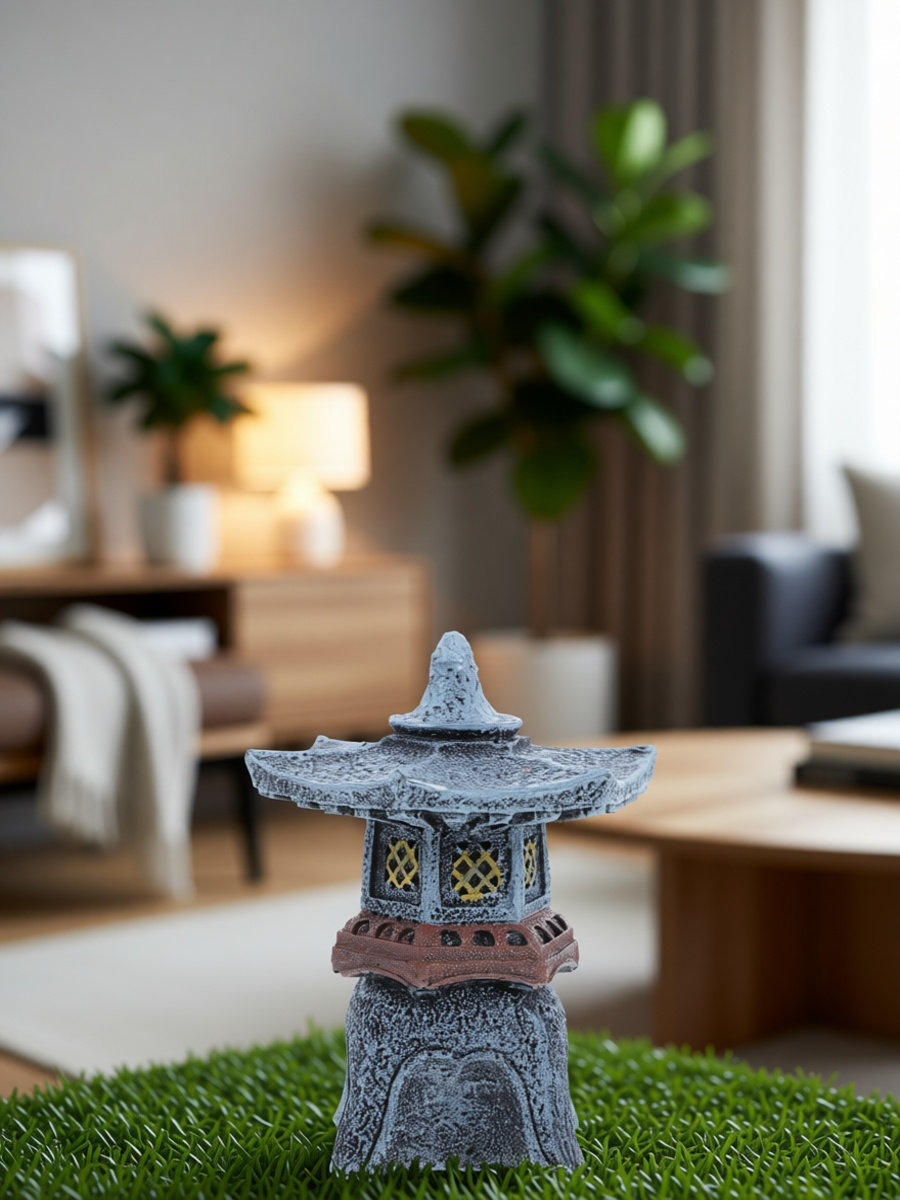 Patung Taman Resin Lentera Pag - Bonsai Garden Landscape Design ulasan dan harga