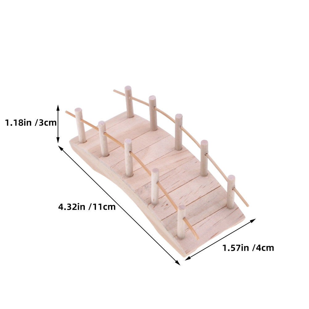 2 Buah Jembatan Lengkung Mini, - Bonsai Garden Landscape Design ulasan dan harga